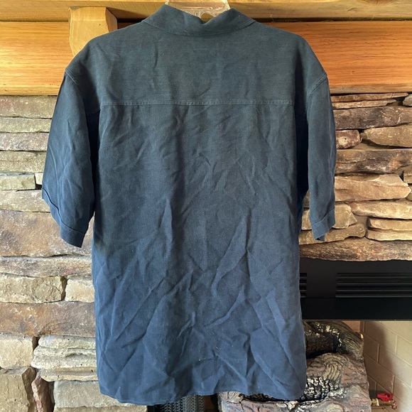 100% Silk Button Up - Picture 2 of 8